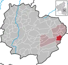 Kaart van Biedesheim