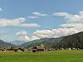 panorama bij Garmisch-Partenkirchen