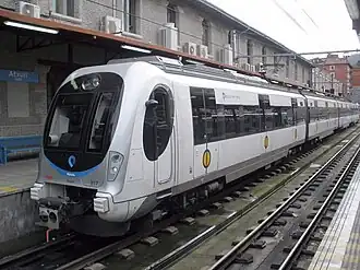 Metrostel 917 in metrostation Atxuri, Bilbao