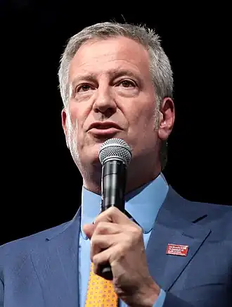 Bill de Blasio in 2019