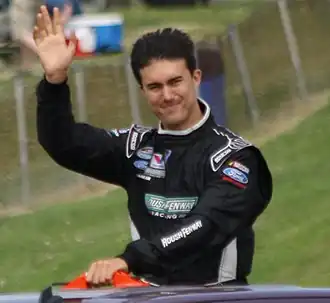 Billy Johnson op Road America in 2013.