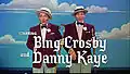 Bing Crosby en Danny Kaye in White Christmas, 1954