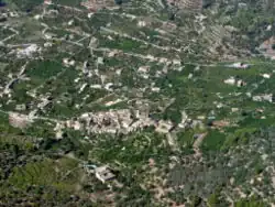 Biniaraix gezien vanaf de Puig de l'Ofre