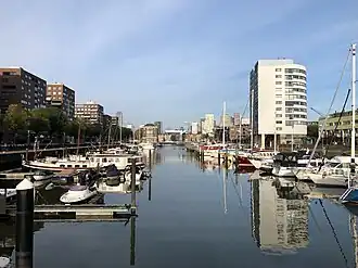 Noordelijk deel van de Binnenhaven in 2024