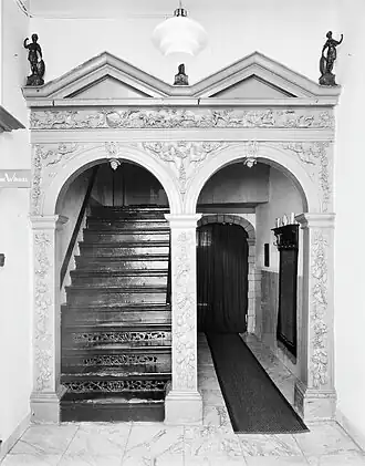 Het binnenpoortje in de hal