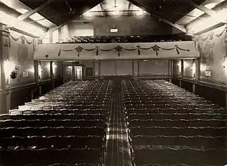 Het interieur in 1918