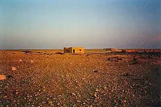 Ruïne van het fort Bir Hakeim
