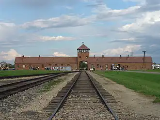 Toegangspoort van Auschwitz-Birkenau