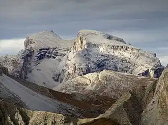 Birkenkofel vanaf de Forcella di Lavaredo