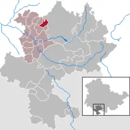 Kaart van Bischofrod