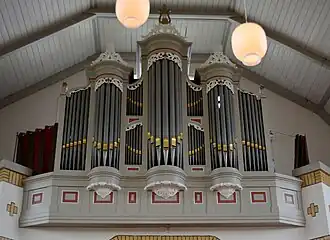Orgel uit 1899 in de Gereformeerde kerk (Beetgumermolen)