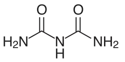 Structuurformule van biuret