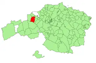 Kaart van Abanto y Ciérvana/Abanto Zierbena