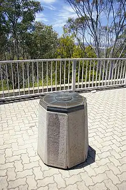 de top van de Black Mountain