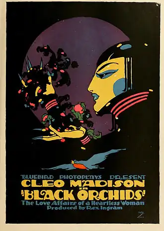 Aanplakbiljet voor Black Orchids