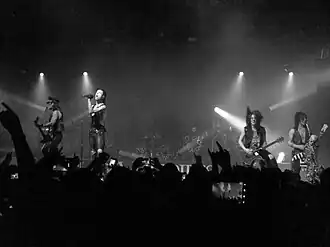Concert van Black Veil Brides in New York op 25 januari 2013