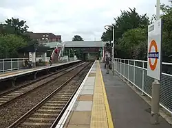 De perrons van de overground