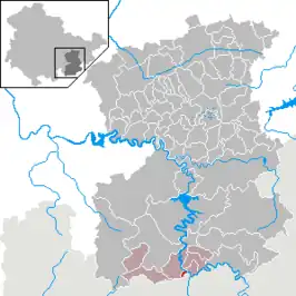 Kaart van Blankenstein (Thüringen)