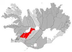 Lage von Bláskógabyggð