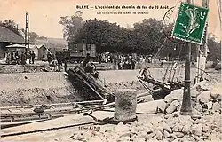 Ontsporing bij Blaye in 1911