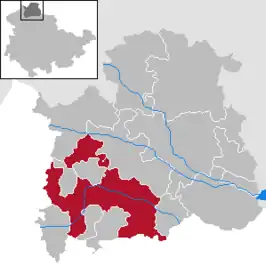 Kaart van Bleicherode