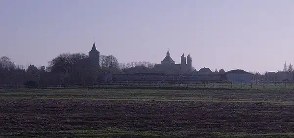 Halsteren, gezien vanuit Tholen