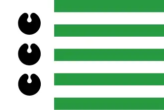 Vlag van de gemeente Bloemendaal