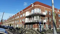 Livornostraat even met hijskraan (maart 2019)