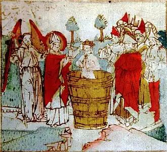 Sint-Servaas doopt Attila de Hun