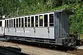 Historische coupérijtuigen AB4 22 bij Chemin de fer-Musée Blonay-Chamby in 2011