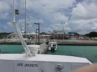 De haven van Blowing Point