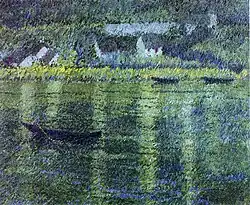 Boten op de Seine bij Port-Villez