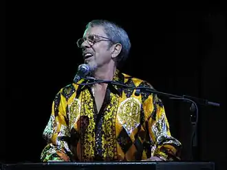 Bobby Whitlock tijdens een optreden op 19 september 2015