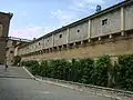 Aankomst aan het Palazzo Pitti.