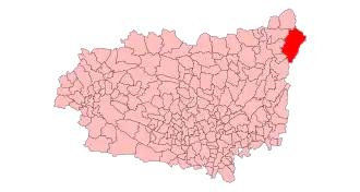 Kaart van Boca de Huérgano