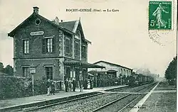 Station Rochy-Condé begin 20e eeuw
