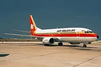 Boeing 737-3Q8 in Faro (april 1987)