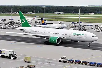 Boeing 777-200LR Turkmenistan Airlines