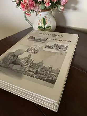 Het boek 'Jos Daemen pentekenaar - retrospectieve'