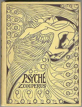 Psyche, boekbandontwerp voor uitgeverij L.J. Veen, 1898