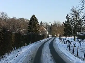 De Boekenderweg in het Maastrichtse deel van Weert