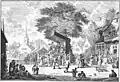 Boerenkermis in het dorp, ca. 1750