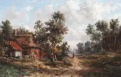 Boerenwoning aan landweg