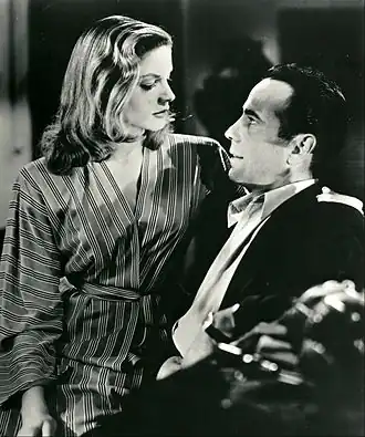Lauren Bacall en Humphrey Bogart in To Have and Have Not