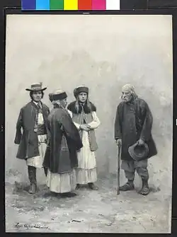 Bojko familie, district Dolyna (1898)