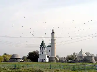 Russische kerk en moskee in Bolgar