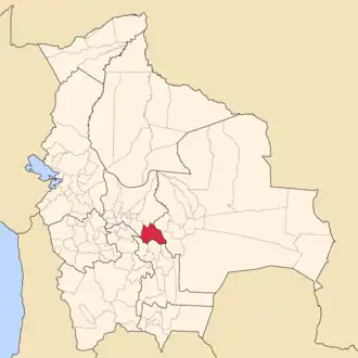 Kaart van Narciso Campero