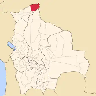 Kaart van Federico Román