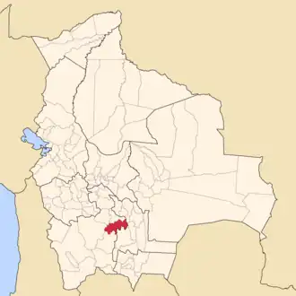 Kaart van José María Linares