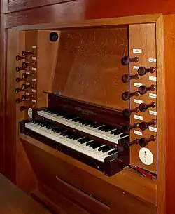 Speeltafel van het orgel